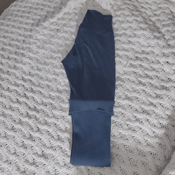 Aerie Over The Knee Leg Warmer Blue High-Rise Leggings - Picture 5 of 16